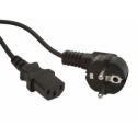 Gembird PC-186-VDE - Power cable - CEE 7 / 7 (M) angled to IEC 60320 C13 straight - 10 A - 1.8 m - molded - black