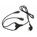 Gembird PC-186-ML6 - Power cable - IEC 60320 C13 to CEE 7 / 7 (M) - AC 220-250 V - 2 m - molded