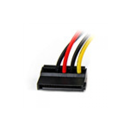 StarTech.com 6in 4 Pin LP4 to Left Angle SATA Power Cable Adapter - LP4 to SATA Power Adapter (SATAPOWADPL) - Power adapter - SATA power (M) to 4 PIN internal power (M) - 15 cm - left-angled connector - 1