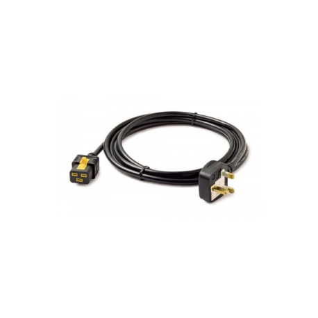 APC - Power cable - IEC 60320 C19 to BS 1363A (M) - AC 240 V - 13 A - 3 m - latched - black - for P / N: SMT2200I-AR, SMT2200R2I-AR, SMT3000I-AR, SMT3000R2I-AR, SMX3000HVTUS, SRT10RMXLIX806 - 0