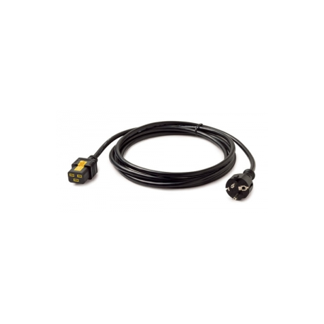 APC - Power cable - IEC 60320 C19 to CEE 7 / 7 (M) - AC 240 V - 16 A - 3 m - black - for P / N: SMT2200I-AR, SMT2200R2I-AR, SMT3000I-AR, SMT3000R2I-AR, SRT1500XLI, SRT2200XLI-KR - 0