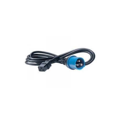 APC - Power cable - IEC 60320 C19 to IEC 60309 (M) - 2.4 m - black - for P / N: SMT2200I-AR, SMT2200R2I-AR, SMT3000I-AR, SMT3000R2I-AR, SRT1500XLI, SRT2200XLI-KR - 1