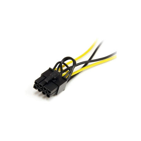 StarTech.com 6in SATA Power to 8 Pin PCI Express Video Card Power Cable Adapter - SATA to 8 pin PCIe power - Power cable - SATA power (M) to 8 pin PCIe power (M) - 15 cm - 2