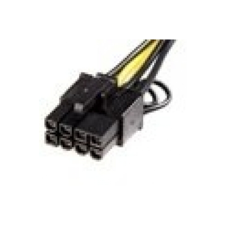 StarTech.com PCI Express 6 pin to 8 pin Power Adapter Cable - Power cable - 6 pin PCIe power (F) to 8 pin PCIe power (M) - 6.1 in - yellow - PCIEX68ADAP - Power cable - 6 pin PCIe power (F) to 8 pin PCIe power (M) - 15.5 cm - yellow - for P / N: ATX2POWER430, ATX2POWER530 - 2