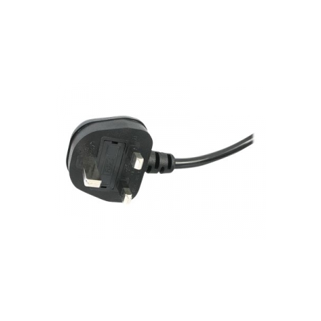 StarTech.com 3ft (1m) UK Laptop Power Cable, BS 1363 to C7, 2.5A 250V, 18AWG, Black, AC Notebook / Laptop Replacement Cord, Printer Cable, UK Laptop Charger Cord, BS 1363 to IEC60320 C7 - Power Brick Cord - Power cable - IEC 60320 C7 to BS 1363 (M) - AC 250 V - 1 m - black - 2