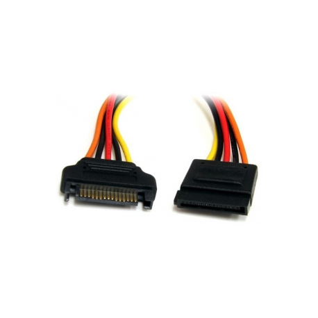 StarTech.com 12in 15 pin SATA Power Extension Cable - SATA Power Male to Female Extender - 12 Inch SATA Power Extension Cord - Power extension cable - SATA power (M) to SATA power (F) - 30.5 cm - for P / N: PYO2SATA, PYO4SATA, SATAPOWADAP - 3