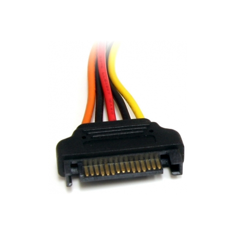 StarTech.com 8in 15 pin SATA Power Extension Cable - 8 SATA power Extension Cable - 8 SATA power Extension cord - Power extension cable - SATA power (M) to SATA power (F) - 20.3 cm - for P / N: PYO2SATA, PYO4SATA, SATAPOWADAP - 1