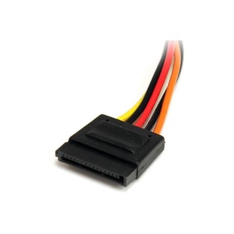 StarTech.com 8in 15 pin SATA Power Extension Cable - 8 SATA power Extension Cable - 8 SATA power Extension cord - Power extension cable - SATA power (M) to SATA power (F) - 20.3 cm - for P / N: PYO2SATA, PYO4SATA, SATAPOWADAP - 2