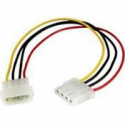 StarTech.com 12in Molex LP4 Power Extension Cable M / F - 4 pin Molex Power Connector - 4 pin Power Extension Cable - LP4 Power Cable (LP4POWEXT12) - Power extension cable - 4 PIN internal power (M) to 4 PIN internal power (F) - 30.48 cm - for P / N: PYO2L, SATAPOWADAP