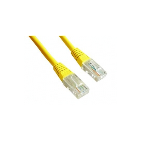 Gembird - Patch cable - RJ-45 (M) to RJ-45 (M) - 2 m - UTP - CAT 5e - molded - yellow - 0