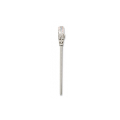 Intellinet Network Patch Cable, Cat5e, 2m, Grey, CCA, U / UTP, PVC, RJ45, Gold Plated Contacts, Snagless, Booted, Lifetime Warranty, Polybag - Patch cable - RJ-45 (M) to RJ-45 (M) - 2 m - UTP - CAT 5e - molded, snagless - grey - 1