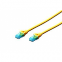 DIGITUS Ecoline - Patch cable - RJ-45 (M) to RJ-45 (M) - 1 m - UTP - CAT 5e - booted - grey