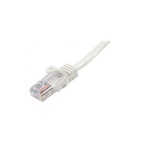 StarTech.com Snagless Cat 5e UTP Patch Cable - Patch cable - RJ-45 (M) to RJ-45 (M) - 3 m - UTP - CAT 5e - molded, snagless - white - 1
