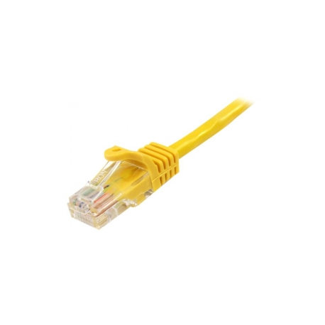 StarTech.com 1m Yellow Cat5e / Cat 5 Snagless Patch Cable - Patch cable - RJ-45 (M) to RJ-45 (M) - 1 m - UTP - CAT 5e - snagless - yellow - 1