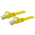 StarTech.com 50cm CAT6 Ethernet Cable, 10 Gigabit Snagless RJ45 650MHz 100W PoE Patch Cord, CAT 6 10GbE UTP Network Cable w / Strain Relief, Yellow, Fluke Tested / Wiring is UL Certified / TIA - Category 6 - 24AWG (N6PATC50CMYL) - Network cable - RJ-45 (M) to RJ-45 (M) - 50 cm - UTP - CAT 6 - snagless, stranded - yellow