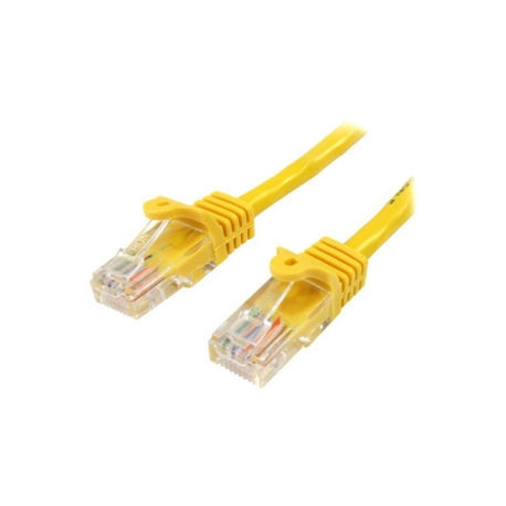 StarTech.com 10m Yellow Cat5e / Cat 5 Snagless Ethernet Patch Cable 10 m - Patch cable - RJ-45 (M) to RJ-45 (M) - 10 m - UTP - CAT 5e - snagless, stranded - yellow - 1