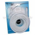Sandberg SAVER - Patch cable - RJ-45 (M) to RJ-45 (M) - 10 m - UTP - CAT 6