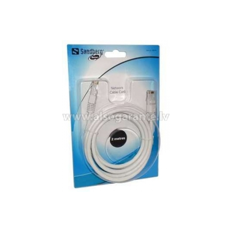 Sandberg SAVER - Patch cable - RJ-45 (M) to RJ-45 (M) - 2 m - UTP - CAT 6 - 0