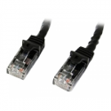 StarTech.com 10m CAT6 Ethernet Cable, 10 Gigabit Snagless RJ45 650MHz 100W PoE Patch Cord, CAT 6 10GbE UTP Network Cable w / Strain Relief, Black, Fluke Tested / Wiring is UL Certified / TIA - Category 6 - 24AWG (N6PATC10MBK) - Patch cable - RJ-45 (M) to RJ-45 (M) - 10 m - UTP - CAT 6 - molded, snagless - black