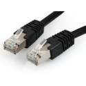 Gembird - Patch cable - RJ-45 (M) to RJ-45 (M) - 2 m - STP - CAT 6 - molded, stranded - black