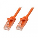 StarTech.com 15m CAT6 Ethernet Cable, 10 Gigabit Snagless RJ45 650MHz 100W PoE Patch Cord, CAT 6 10GbE UTP Network Cable w / Strain Relief, Orange, Fluke Tested / Wiring is UL Certified / TIA - Category 6 - 24AWG (N6PATC15MOR) - Patch cable - RJ-45 (M) to RJ-45 (M) - 15 m - UTP - CAT 6 - molded, snagless - orange