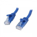 StarTech.com 1m CAT6 Ethernet Cable, 10 Gigabit Snagless RJ45 650MHz 100W PoE Patch Cord, CAT 6 10GbE UTP Network Cable w / Strain Relief, Blue, Fluke Tested / Wiring is UL Certified / TIA - Category 6 - 24AWG (N6PATC1MBL) - Patch cable - RJ-45 (M) to RJ-45 (M) - 1 m - UTP - CAT 6 - molded, snagless - blue