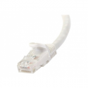 StarTech.com 5m CAT6 Ethernet Cable, 10 Gigabit Snagless RJ45 650MHz 100W PoE Patch Cord, CAT 6 10GbE UTP Network Cable w / Strain Relief, White, Fluke Tested / Wiring is UL Certified / TIA - Category 6 - 24AWG (N6PATC5MWH) - Patch cable - RJ-45 (M) to RJ-45 (M) - 5 m - UTP - CAT 6 - snagless - white