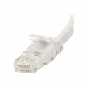 StarTech.com 1m CAT6 Ethernet Cable, 10 Gigabit Snagless RJ45 650MHz 100W PoE Patch Cord, CAT 6 10GbE UTP Network Cable w / Strain Relief, White, Fluke Tested / Wiring is UL Certified / TIA - Category 6 - 24AWG (N6PATC1MWH) - Patch cable - RJ-45 (M) to RJ-45 (M) - 1 m - UTP - CAT 6 - snagless - white