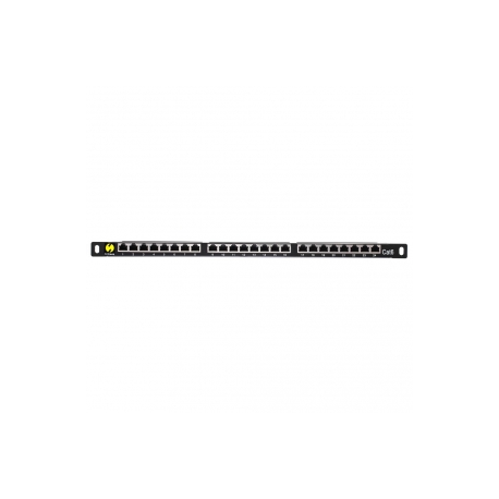 Netrack - Patch panel with shelf - rack mountable - RJ-45 X 24 - 0.5U - 19" - 1