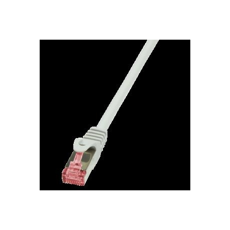 LogiLink PrimeLine - Patch cable - RJ-45 (M) to RJ-45 (M) - 2 m - SFTP - CAT 6 - molded - grey - 0
