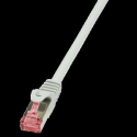LogiLink PrimeLine - Patch cable - RJ-45 (M) to RJ-45 (M) - 2 m - SFTP - CAT 6 - molded - grey