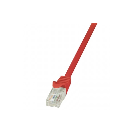 LogiLink EconLine - Patch cable - RJ-45 (M) to RJ-45 (M) - 5 m - UTP - CAT 6 - red - 0