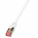 LogiLink PrimeLine - Patch cable - RJ-45 (M) to RJ-45 (M) - 3 m - SFTP, PiMF - CAT 6 - halogen-free, molded, snagless - white