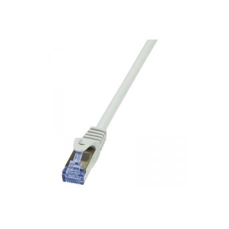 LogiLink PrimeLine - Patch cable - RJ-45 (M) to RJ-45 (M) - 2 m - SFTP, PiMF - CAT 6a - halogen-free - grey - 0