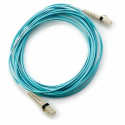 HPE - Network cable - LC multi-mode (M) to LC multi-mode (M) - 5 m - fibre optic - 50  /  125 micron - OM3 - for HPE 3600, 8 / 24, 8 / 8, SN6000; StoreFabric SN6500, SN6610, SN6620C 24, SN6650