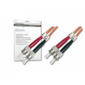 DIGITUS Professional - Patch cable - ST multi-mode (M) to ST multi-mode (M) - 1 m - fibre optic - 50  /  125 micron - OM2 - halogen-free - orange