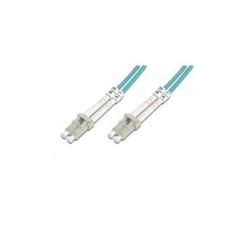 DIGITUS - Patch cable - LC multi-mode (M) to LC multi-mode (M) - 10 m - fibre optic - 50 / 125 micron - OM3 - halogen-free - 0
