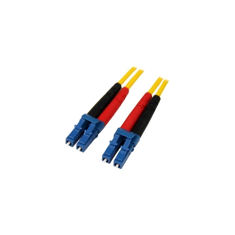 StarTech.com 4m Fiber Optic Cable - Single-Mode Duplex 9 / 125 - LSZH - LC / LC - OS1 - LC to LC Fiber Patch Cable (SMFIBLCLC4) - Patch cable - LC single-mode (M) to LC single-mode (M) - 4 m - fibre optic - duplex - 9  /  125 micron - OS1 - molded - yellow - for P / N: SFP100BBXDST, SFP100BBXUST, SFP10GBBXDST, SFP10GBBXUST, SFP10GBLRST, SFP10GBZRST - 0