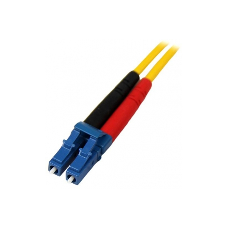 StarTech.com 4m Fiber Optic Cable - Single-Mode Duplex 9 / 125 - LSZH - LC / LC - OS1 - LC to LC Fiber Patch Cable (SMFIBLCLC4) - Patch cable - LC single-mode (M) to LC single-mode (M) - 4 m - fibre optic - duplex - 9  /  125 micron - OS1 - molded - yellow - for P / N: SFP100BBXDST, SFP100BBXUST, SFP10GBBXDST, SFP10GBBXUST, SFP10GBLRST, SFP10GBZRST - 1