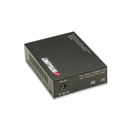 Intellinet Fast Ethernet Media Converter, 10 / 100Base-Tx to 100Base-Fx (SC) Multi-Mode, 2 km (1.24 mi) - Fibre media converter - 100Mb LAN - 10Base-T, 100Base-FX, 100Base-TX - RJ-45  /  SC multi-mode - up to 2 km - 1310 nm - 1