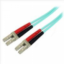 StarTech.com 10m Fiber Optic Cable - 10 Gb Aqua - Multimode Duplex 50 / 125 - LSZH - LC / LC - OM3 - LC to LC Fiber Patch Cable - Patch cable - LC multi-mode (M) to LC multi-mode (M) - 10 m - fibre optic - duplex - 50  /  125 micron - aqua - for P / N: MASFP10GBSR, SFP10GBLRMST, SFP10GBSRST, SFP10GSRSST, SFP10GSRXST, SV565FXHD4KU