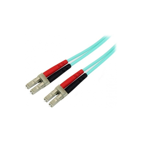 StarTech.com 10m Fiber Optic Cable - 10 Gb Aqua - Multimode Duplex 50 / 125 - LSZH - LC / LC - OM3 - LC to LC Fiber Patch Cable - Patch cable - LC multi-mode (M) to LC multi-mode (M) - 10 m - fibre optic - duplex - 50  /  125 micron - aqua - for P / N: MASFP10GBSR, SFP10GBLRMST, SFP10GBSRST, SFP10GSRSST, SFP10GSRXST, SV565FXHD4KU - 2