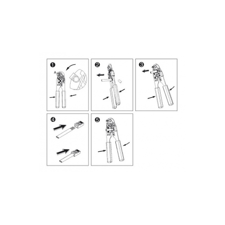 DIGITUS Professional DN-94005 - Crimp tool - 3