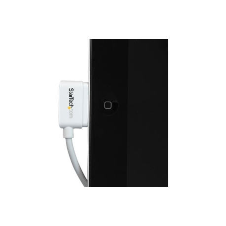 StarTech.com Apple 30-pin Dock Connector to USB Cable iPhone iPod iPad - Charging  /  data adapter - Apple Dock male to USB male - 1 m - white - for P / N: ST73007UA - 5