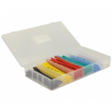 DeLOCK - Heat shrink tubing - 10 cm - black, white, blue, yellow, red, green (pack of 100)