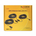 DeLOCK Extension cable USB 2.0 - USB extension cable - USB (M) to USB (F) - 30 m - active