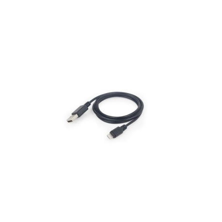 Cablexpert - Lightning cable - Lightning male to USB male - 1 m - shielded - black - 1