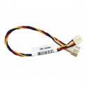 Supermicro CBL-0296L - Fan power cable - 4 PIN internal power (M) to 4 PIN internal power (F) - 22.9 cm - for SuperServer 1015B-3B, 1025C-3B
