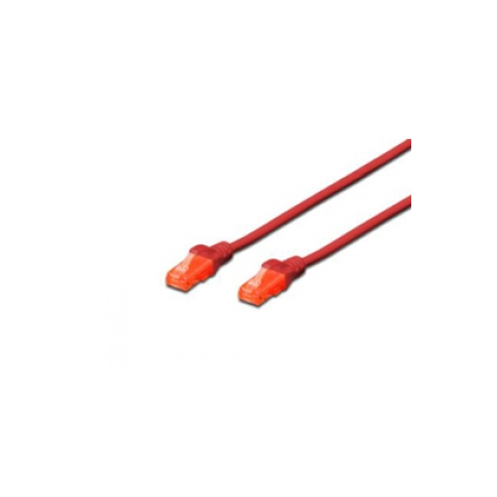 DIGITUS Professional - Patch cable - RJ-45 (M) to RJ-45 (M) - 5 m - UTP - CAT 6 - booted, snagless - black - 0