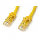 StarTech.com 10m CAT6 Ethernet Cable, 10 Gigabit Snagless RJ45 650MHz 100W PoE Patch Cord, CAT 6 10GbE UTP Network Cable w / Strain Relief, Yellow, Fluke Tested / Wiring is UL Certified / TIA - Category 6 - 24AWG (N6PATC10MYL) - Patch cable - RJ-45 (M) to RJ-45 (M) - 10 m - CAT 6 - molded, snagless - yellow